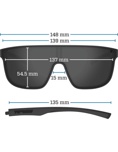 Gafas de sol Tifosi Optics Sanctum XL Ahumado UV 100%