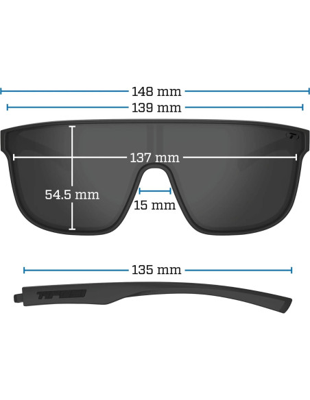 Gafas de sol Tifosi Optics Sanctum XL Ahumado UV 100%