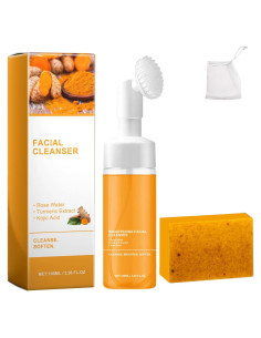 Juego de Limpieza Facial HadaClub con Jabón y Mousse de Cúrcuma