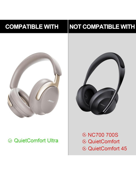 Funda de Cabeza para Auriculares Bose QuietComfort Ultra - Rojo Rosa