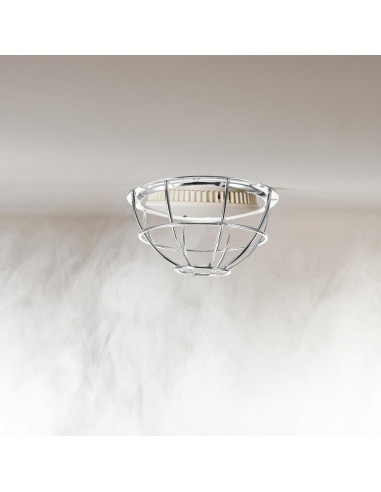 Cubierta Protectora de Metal para Detector de Humo Hemobllo 4 Pcs