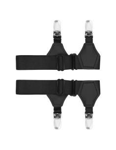 Cinturón de Medias Ajustable SupSuspen con Clips de Metal