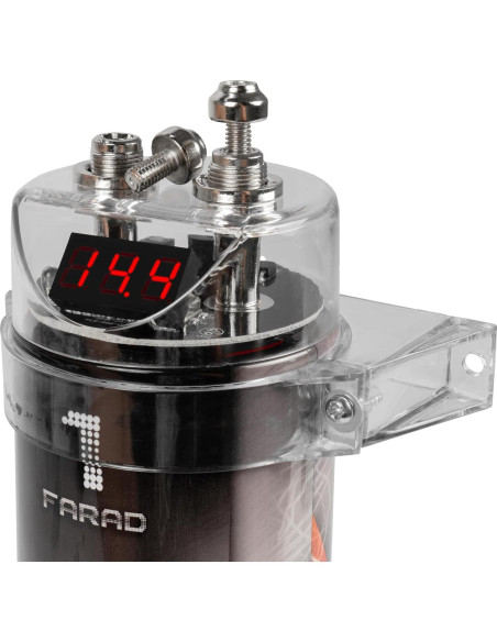 Capacitor de Potencia Belva BB1D 1.0 Farad para Audio Automotriz