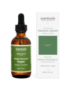 Aceite de Belleza de Argán Scentuals 60 ml - Hidratación Piel, Cabello y Uñas