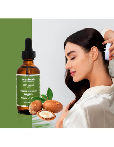 Aceite de Belleza de Argán Scentuals 60 ml - Hidratación Piel, Cabello y Uñas