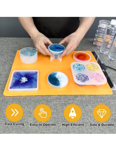 Kit de 26 Piezas de Calefacción para Resina Epóxica Akisey