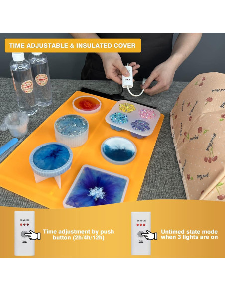 Kit de 26 Piezas de Calefacción para Resina Epóxica Akisey