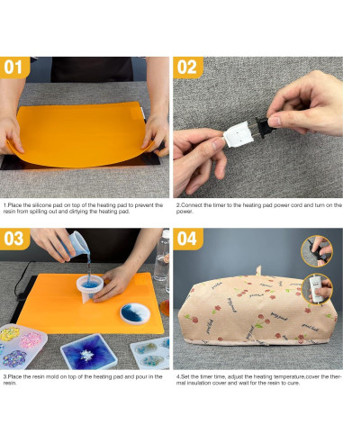 Kit de 26 Piezas de Calefacción para Resina Epóxica Akisey