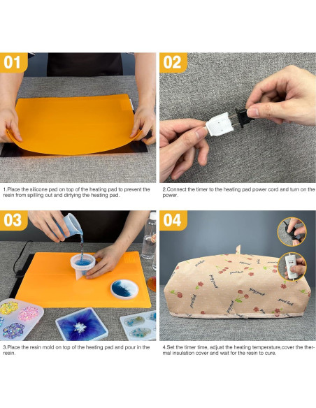 Kit de 26 Piezas de Calefacción para Resina Epóxica Akisey