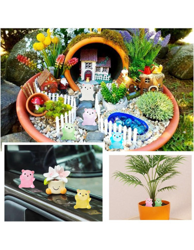 Figuritas de Osos Luminiscentes Beadthoven 24 Pcs Resina