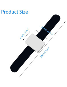 Muñequera Magnética Hilltian 2 PCS para Alfileres - Negro 2