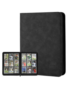 Carpeta de Cartas Arkeiliy 540 Bolsillos PU Negro