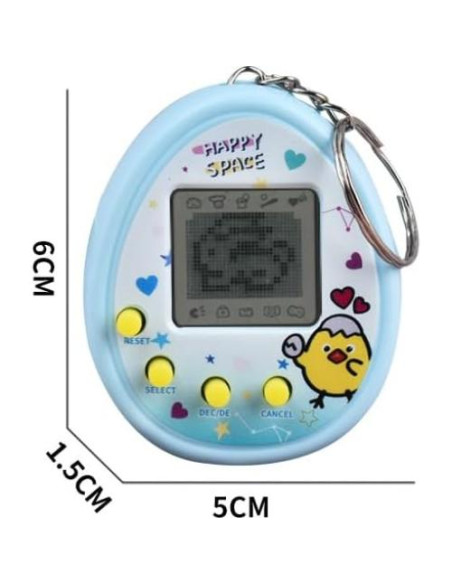 Llaveros de Mascotas Virtuales Jaming 4 Piezas Digitales 168 en 1 Llaveros de Mascotas Virtuales Jaming 4 Piezas Digitales 168 en 1