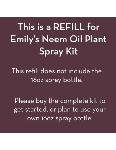 Kit de Recarga Spray Aceite de Neem Emily's Naturals 48oz