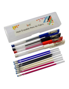 Bolígrafos Borrables por Calor ibotti - 4 Colores + 8 Recargas