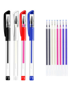 Bolígrafos Borrables por Calor ibotti - 4 Colores + 8 Recargas 2