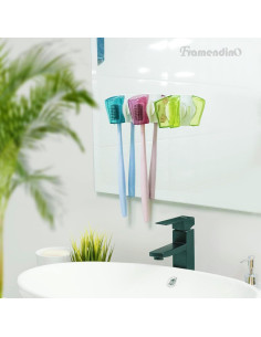 Soporte de Cepillo de Dientes con Ventosa Framendino 3 Paquetes 2