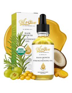 Suero de Crecimiento Capilar Natural OilnGlow 60 ml 8 en 1