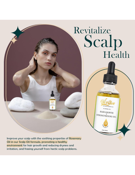 Suero de Crecimiento Capilar Natural OilnGlow 60 ml 8 en 1 Suero de Crecimiento Capilar Natural OilnGlow 60 ml 8 en 1