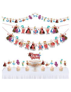 Decoración de Fiesta Tema Alicia en el País de las Maravillas