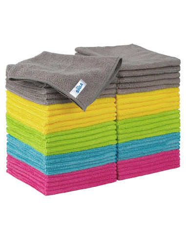 Paño de Microfibra MR.SIGA 50 Unidades 30x30 cm Multiusos