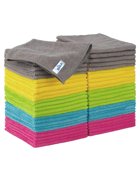 Paño de Microfibra MR.SIGA 50 Unidades 30x30 cm Multiusos