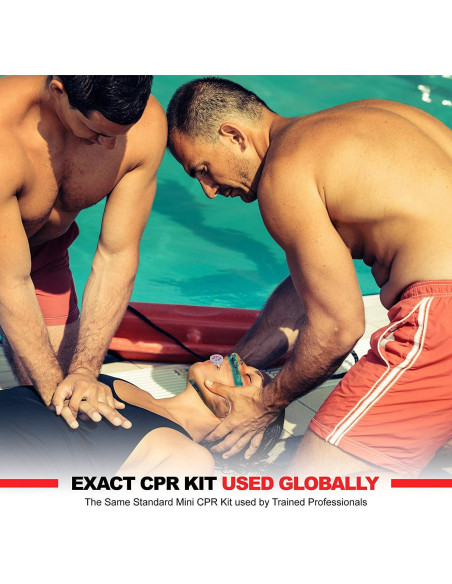 KONGDY 10pcs Máscara de CPR con Válvula Unidireccional