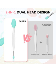 Cepillo Exfoliante de Labios Unaone 3 en 1 - Silicona Suave 2