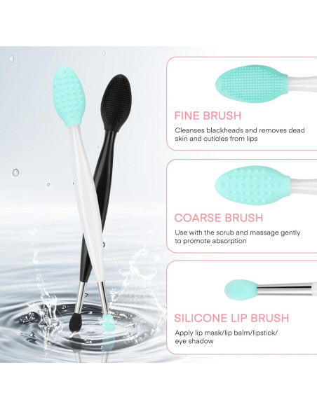 Cepillo Exfoliante de Labios Unaone 3 en 1 - Silicona Suave