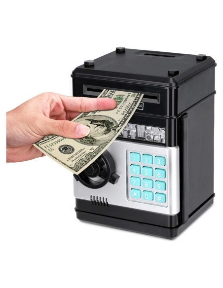 Alcancía Electrónica Adevena con Contraseña y Rodillo Automático