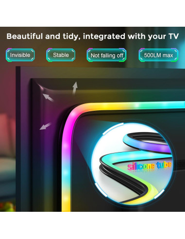 Tira de luz LED LightingWill 3M para TV 40-50" RGB-IC