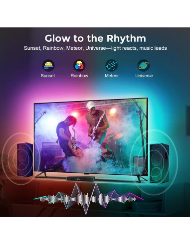 Tira de luz LED LightingWill 3M para TV 40-50" RGB-IC