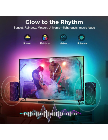 Tira de luz LED LightingWill 3M para TV 40-50" RGB-IC