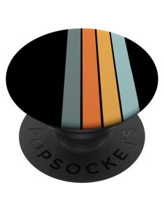 PopSockets Estándar Retro Atardecer Negro 10.9x8.6 cm
