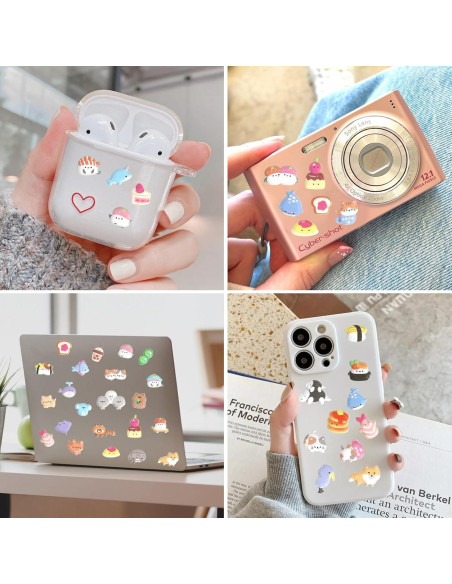 Stickers Puff 3D Kawaii SHANGRLA - 6 Hojas Coloridas Stickers Puff 3D Kawaii SHANGRLA - 6 Hojas Coloridas