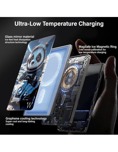 Cargador Portátil Inalámbrico LUCKYDUO 5000mAh Slim Magsafe