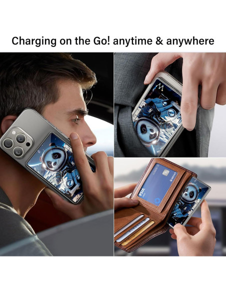 Cargador Portátil Inalámbrico LUCKYDUO 5000mAh Slim Magsafe Cargador Portátil Inalámbrico LUCKYDUO 5000mAh Slim Magsafe