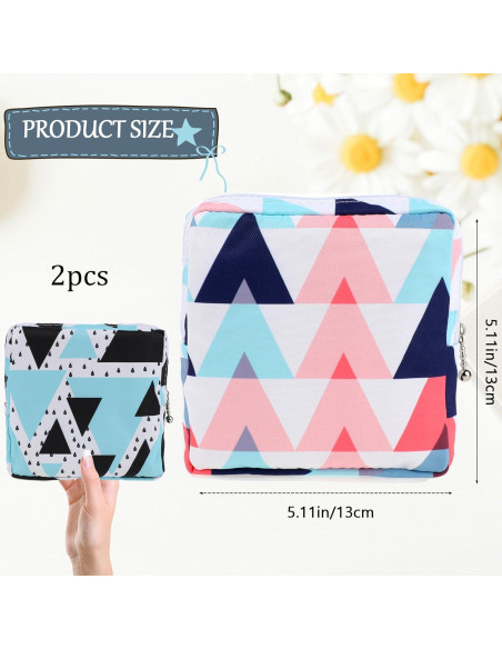 2 Bolsas de Almacenamiento para Toallas Sanitarias KALIONE