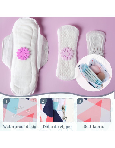 2 Bolsas de Almacenamiento para Toallas Sanitarias KALIONE