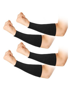 Mangas Resistentes al Corte Geyoga Nivel 5 Protección Brazo Negro