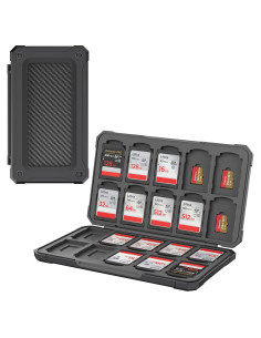 Caja Organizador para 20 Tarjetas SD y 20 microSD THELIFELICIOUS