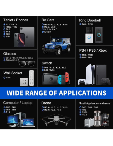 Juego de Destornilladores de Precisión 64 en 1 STREBITO
