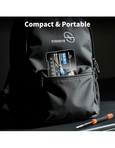 Juego de Destornilladores de Precisión 64 en 1 STREBITO