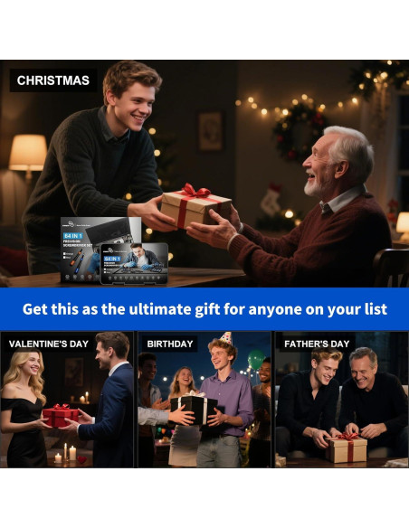 Juego de Destornilladores de Precisión 64 en 1 STREBITO