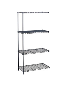 Estantería Industrial Adicional Safco 5286BL 91 x 46 x 183 cm Negro