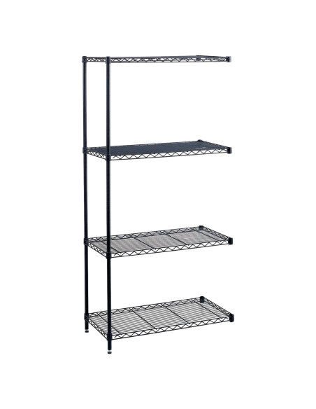 Estantería Industrial Adicional Safco 5286BL 91 x 46 x 183 cm Negro