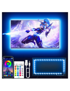 Luces LED RGB Tyute 2.99m para TV 35-55 Pulgadas Control Remoto