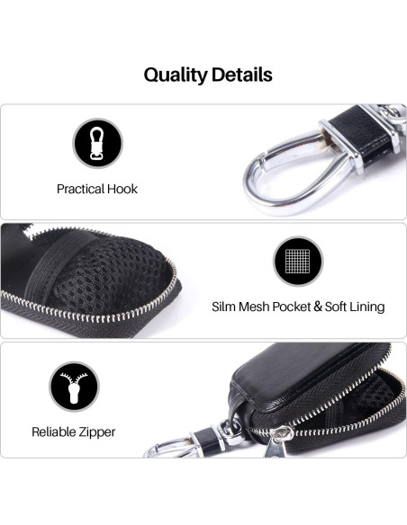 Estuche Protector MRPLUM para Auriculares y Accesorios Negro