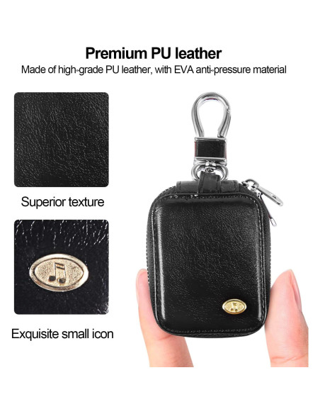 Estuche Protector MRPLUM para Auriculares y Accesorios Negro