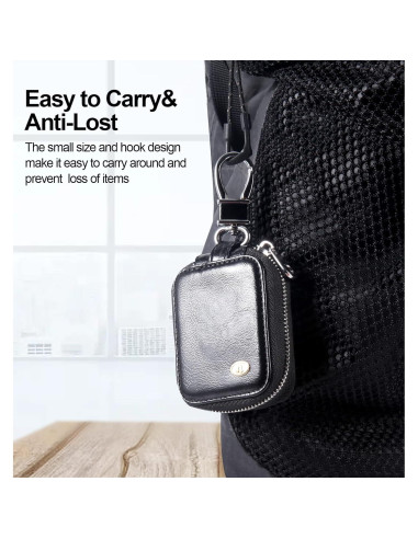 Estuche Protector MRPLUM para Auriculares y Accesorios Negro